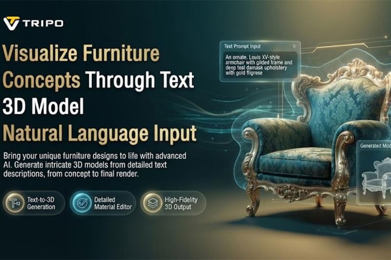 From Words to Wood: Text-to-3D Tools Redraw Furniture Design